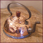 antique kettle